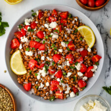 easy lentil salad