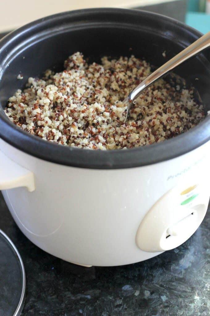 quinoa in a rice cooker