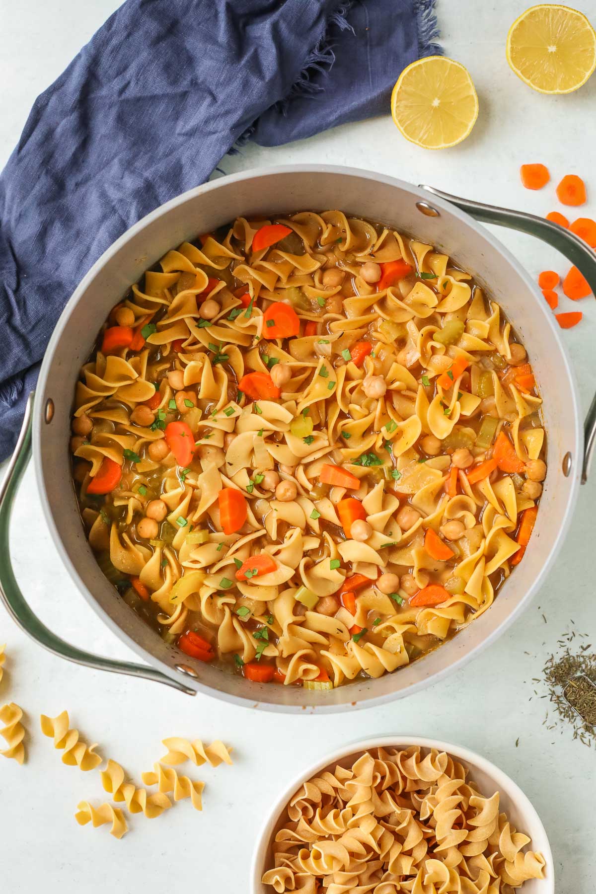 Chickpea Noodle Soup 