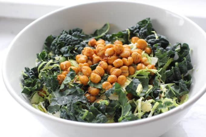kale and chickpea salad