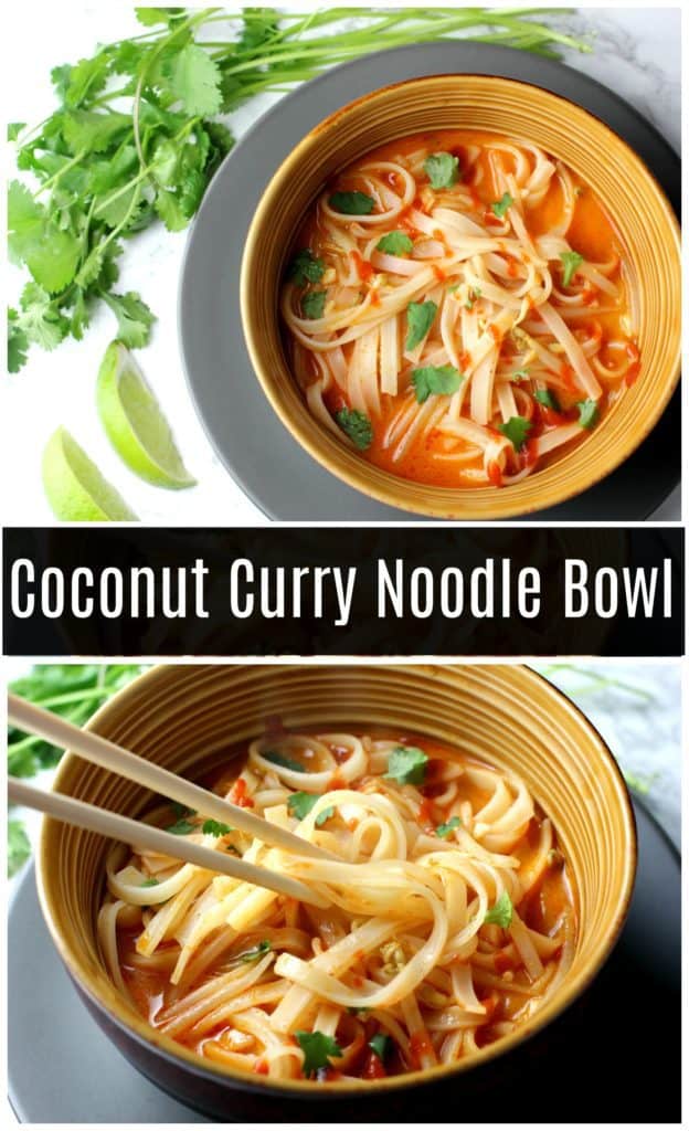 Coconut curry noodle bowl