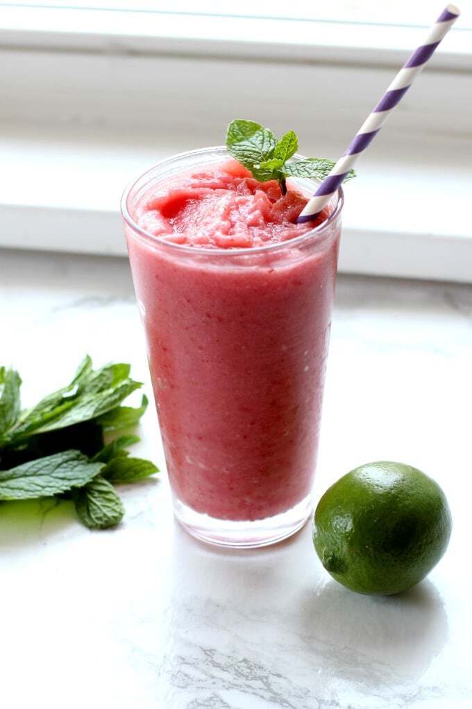 Watermelon Mojito Smoothie - I Heart Vegetables