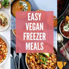vegan freezer meals