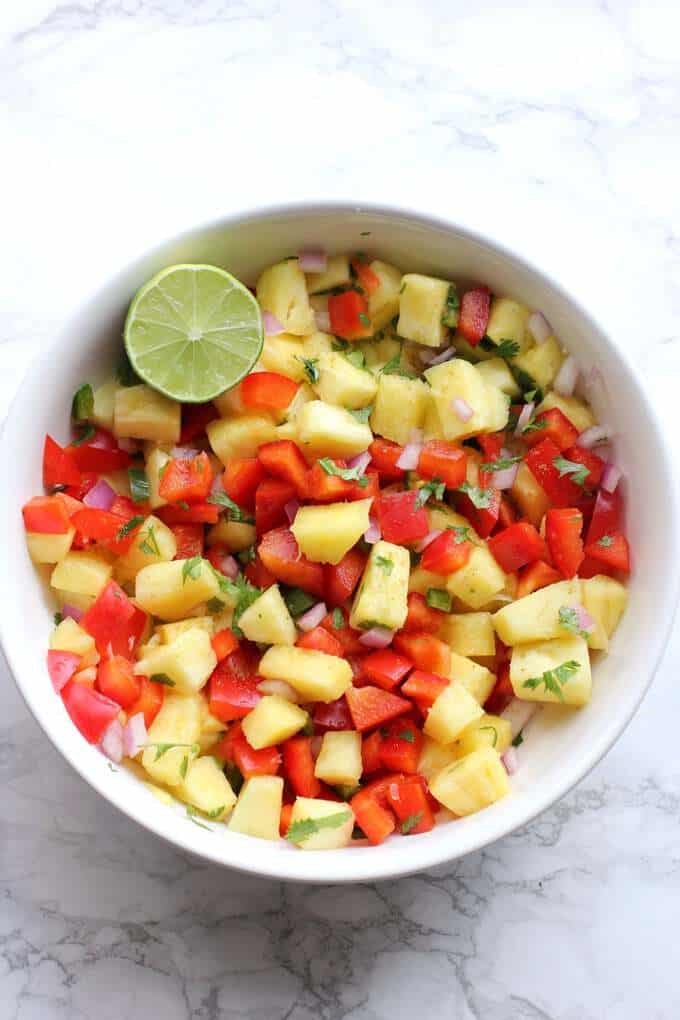 easy pineapple salsa