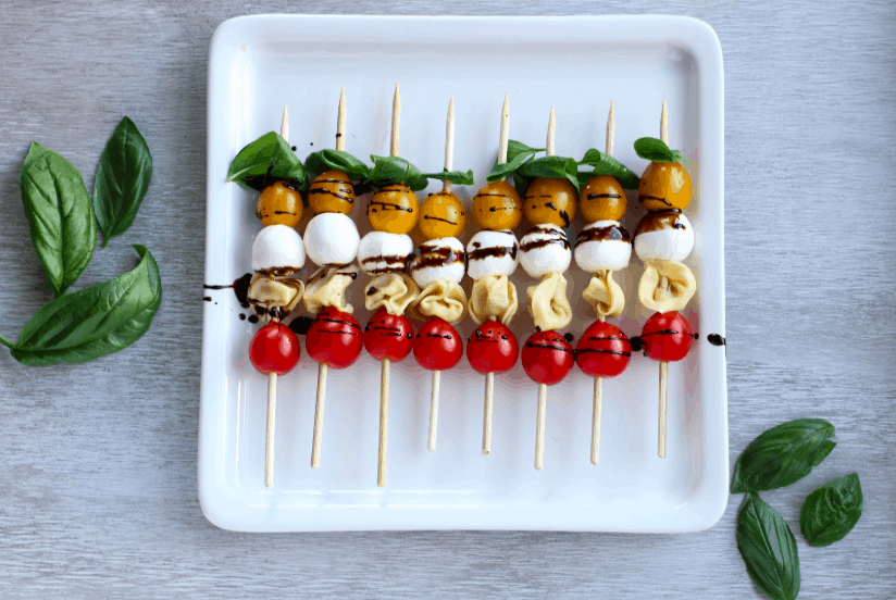 Antipasto Skewers with Tortellini - I Heart Vegetables