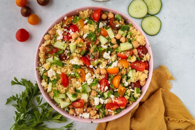 couscous and chickpea salad