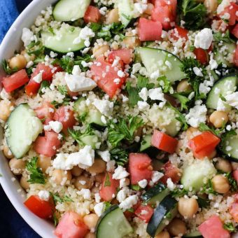 Couscous Salad with Chickpeas