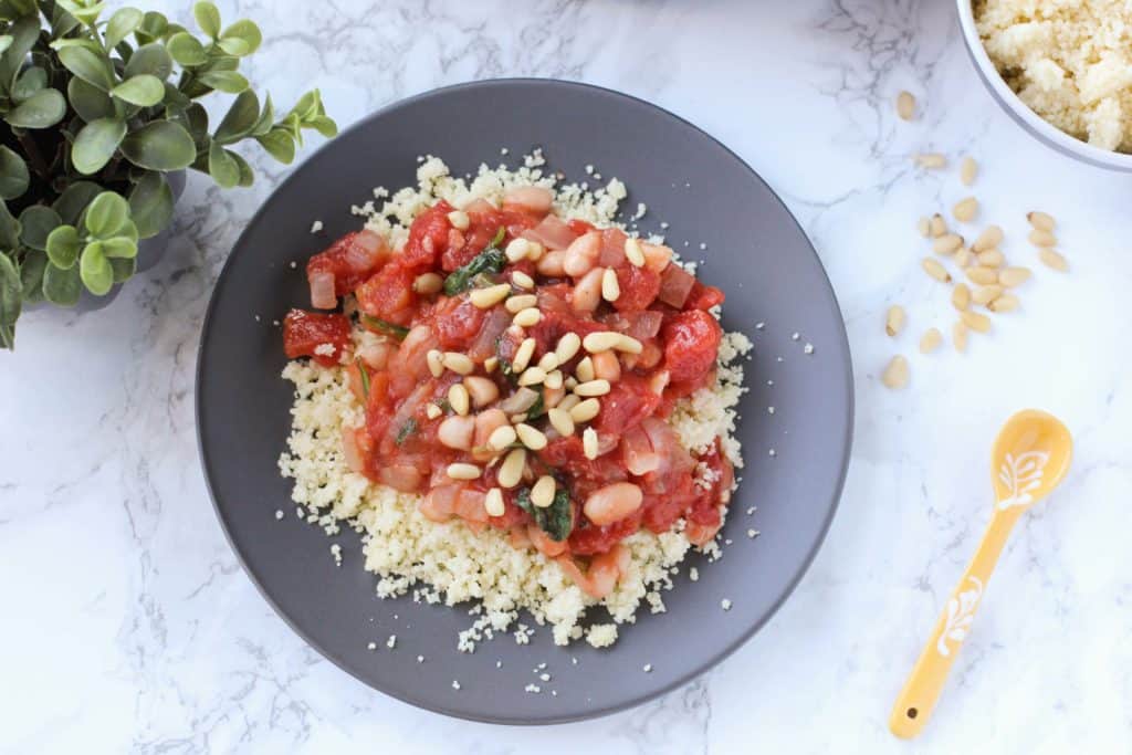 tomatoes and white beans