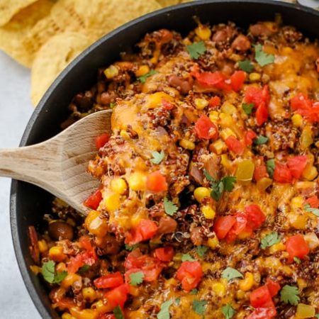 Quinoa Taco Skillet - I Heart Vegetables