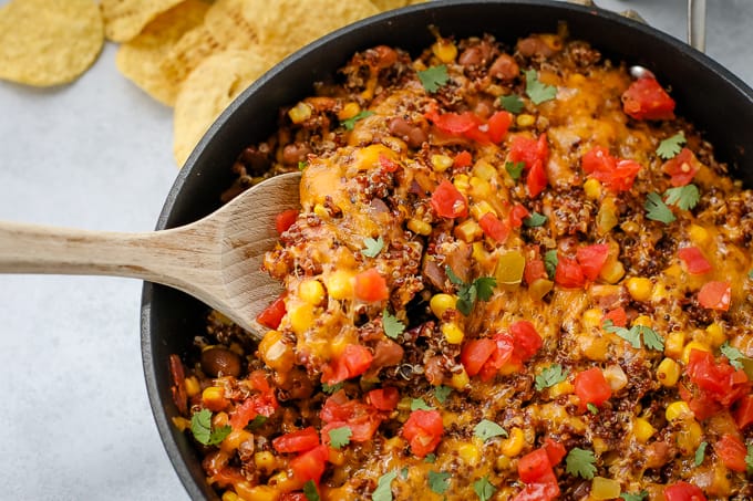 quinoa taco skillet