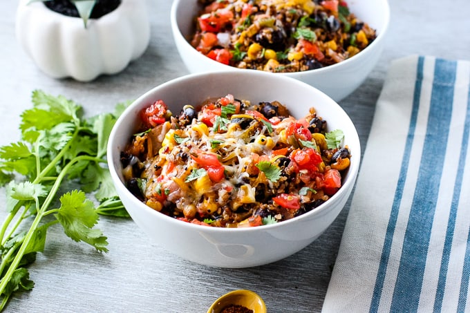 Quinoa Taco Skillet