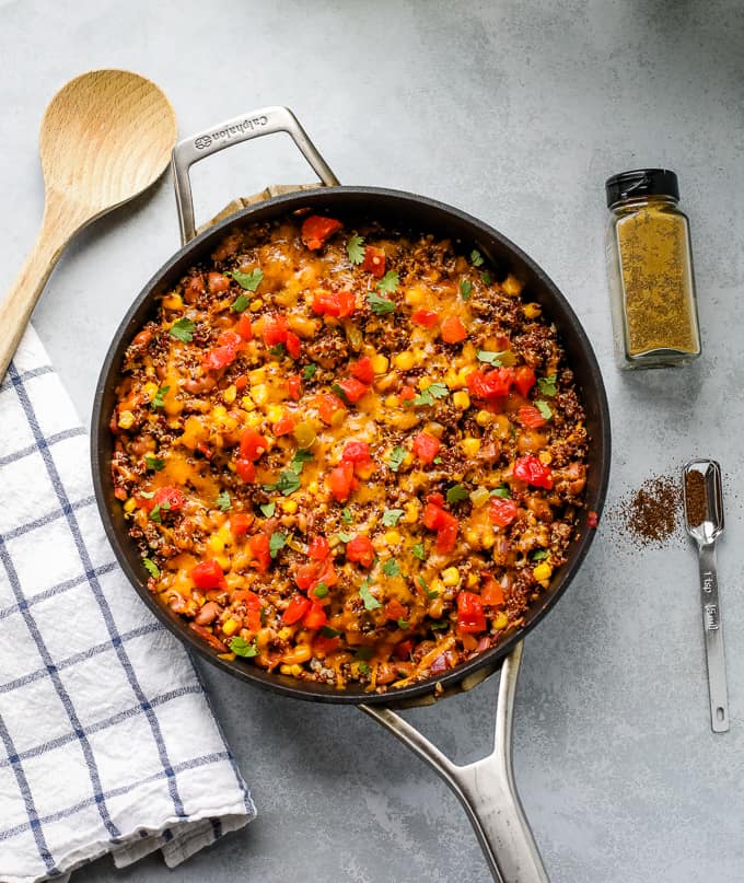 quinoa taco skillet