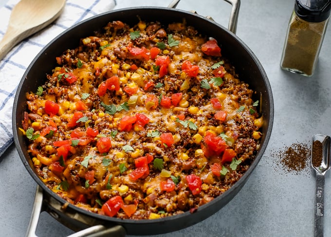 quinoa taco skillet