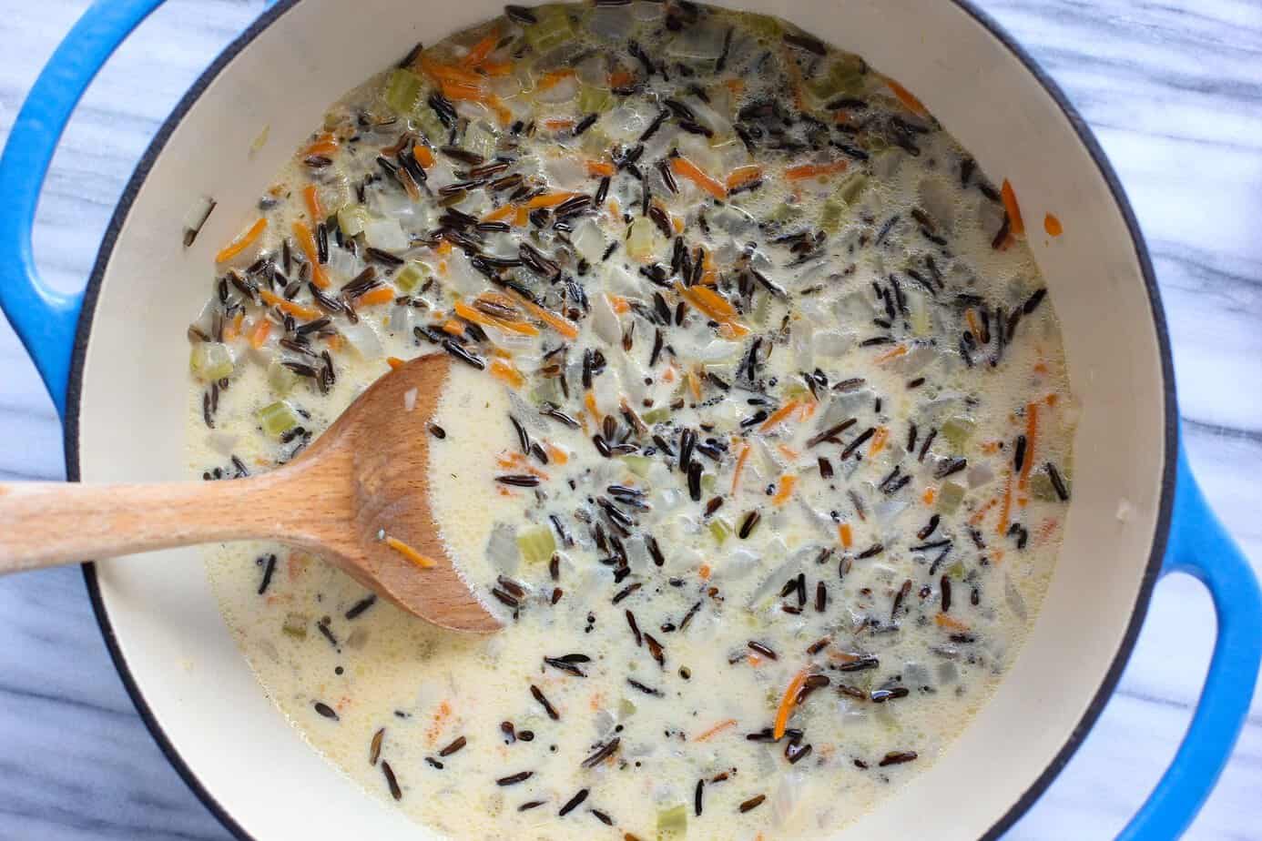 Minnesota Wild Rice Soup - I Heart Vegetables