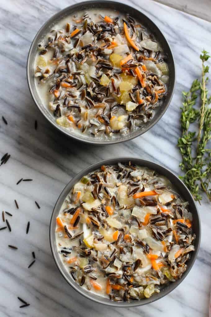 Minnesota Wild Rice Soup - I Heart Vegetables