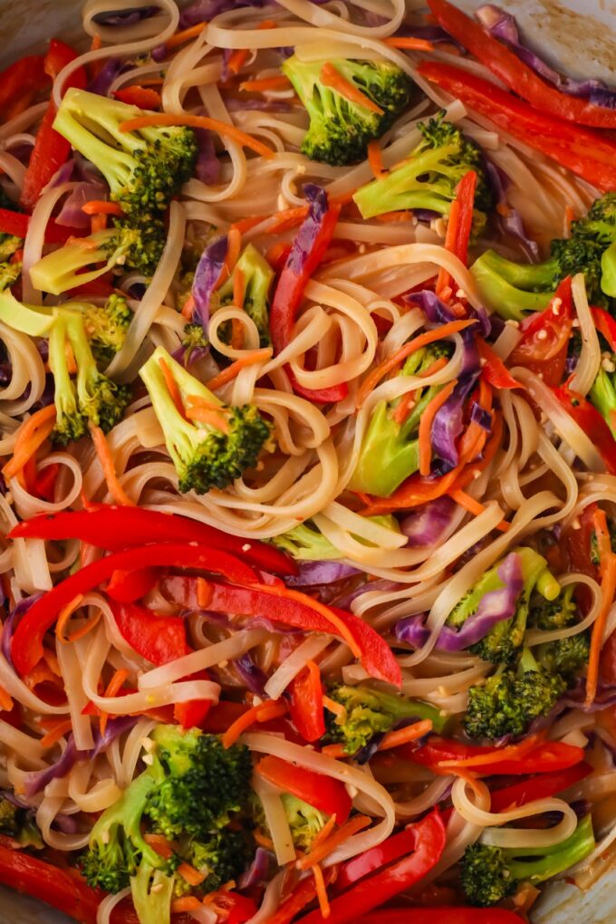 Rainbow Curry Noodles