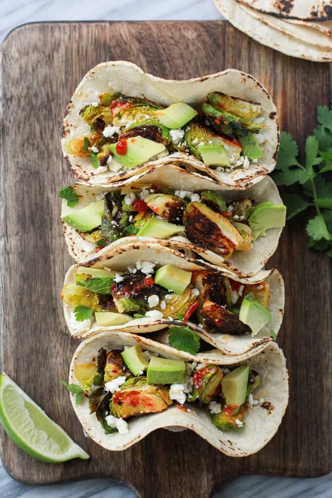 brussles sprout tacos