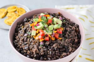 Instant Pot Cuban Black Beans and Rice - I Heart Vegetables