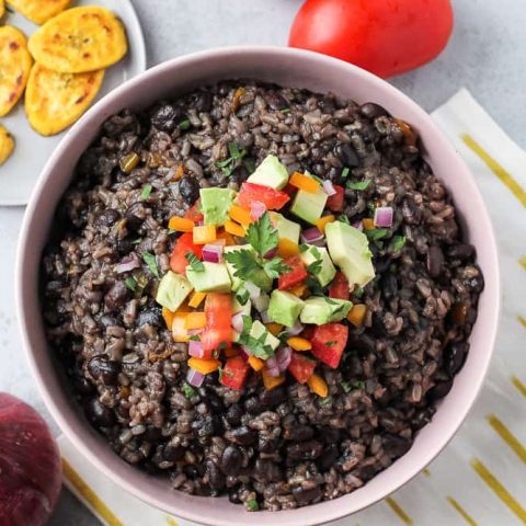 Instant Pot Cuban Black Beans and Rice - I Heart Vegetables