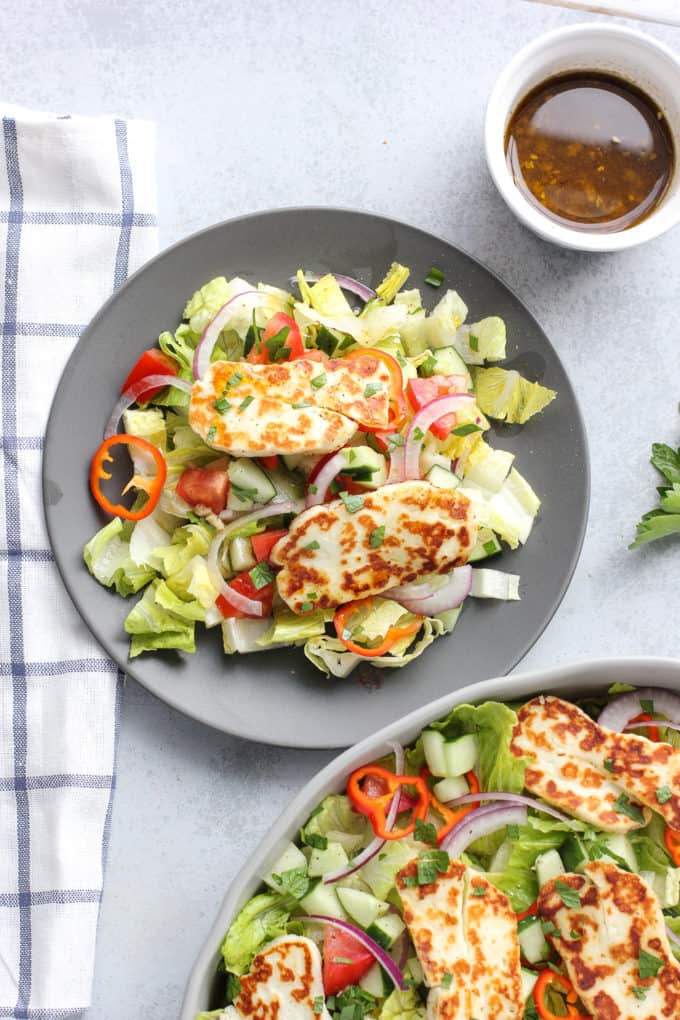 halloumi salad