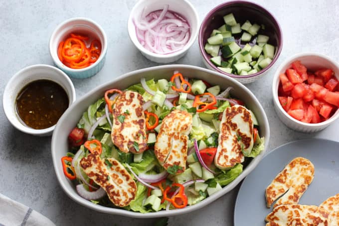 Halloumi Salad