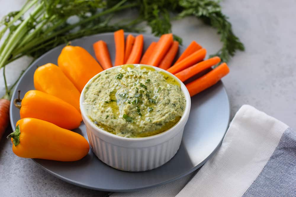 Carrot Top Hummus Recipe I Heart Vegetables