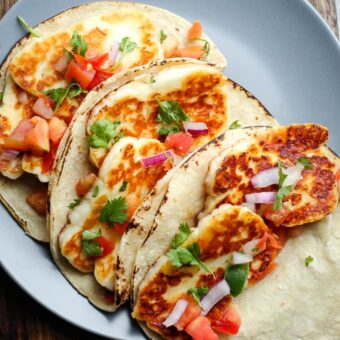 Easy Halloumi Tacos