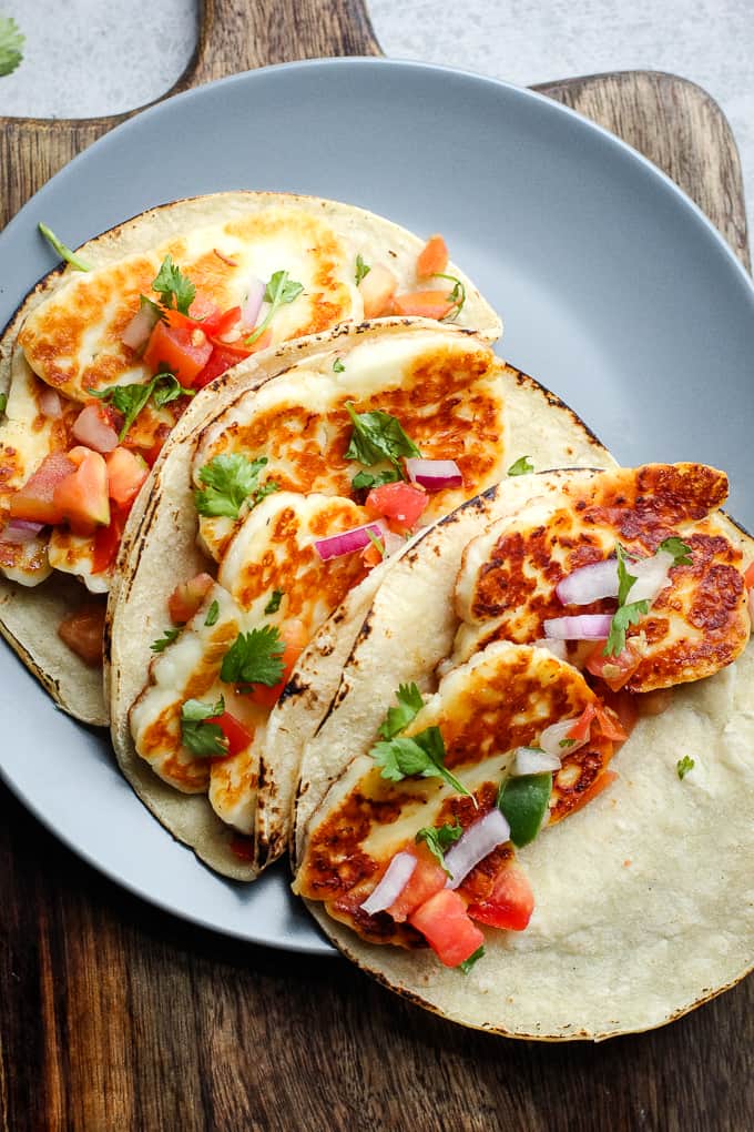 Easy Halloumi Tacos