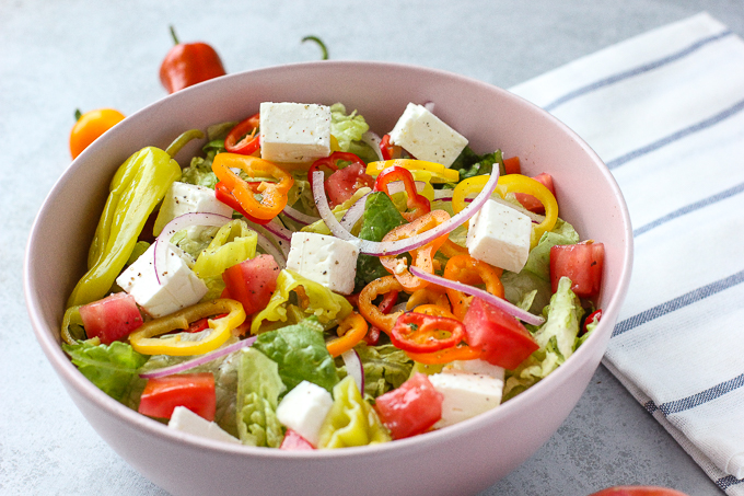 Favorite Chopped Salad (The Perfect Side Dish!) – A Couple Cooks