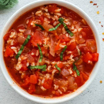 Tomato and Rice Soup