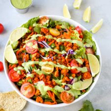 tempeh taco salad