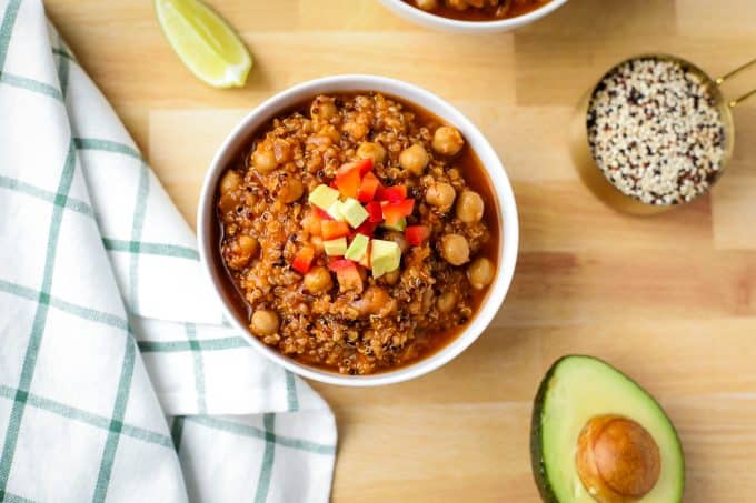 chickpea and quinoa stew