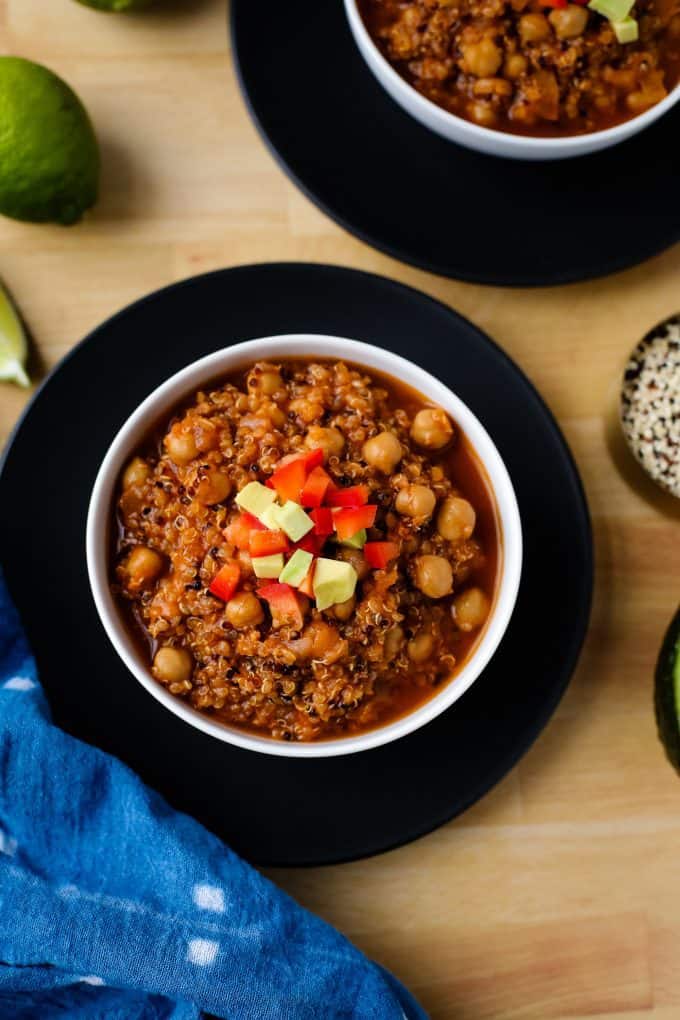 chickpea and quinoa stew