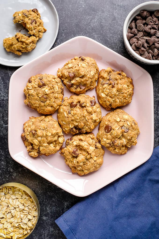 Low Calorie Oatmeal Cookies Recipe / Healthy Oatmeal Cookies I Heart Vegetables Soaking the