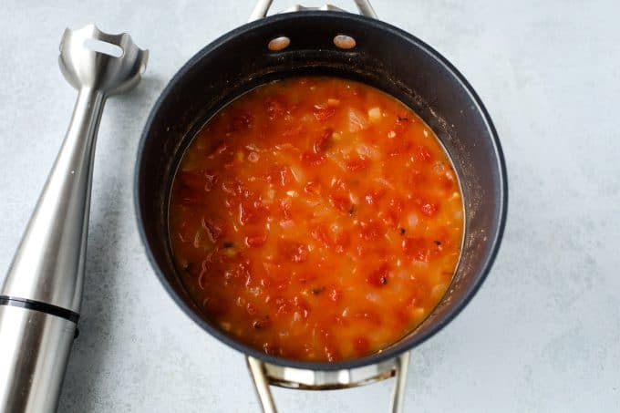 soup in a pot