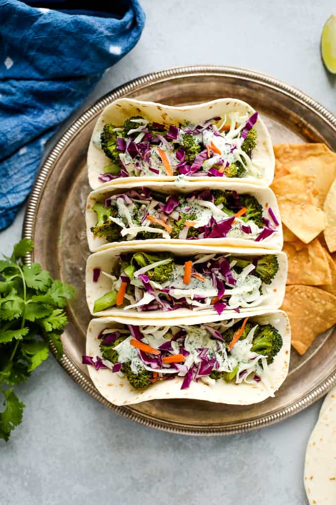 broccoli tacos