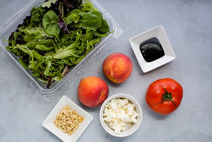 peach feta salad ingredients