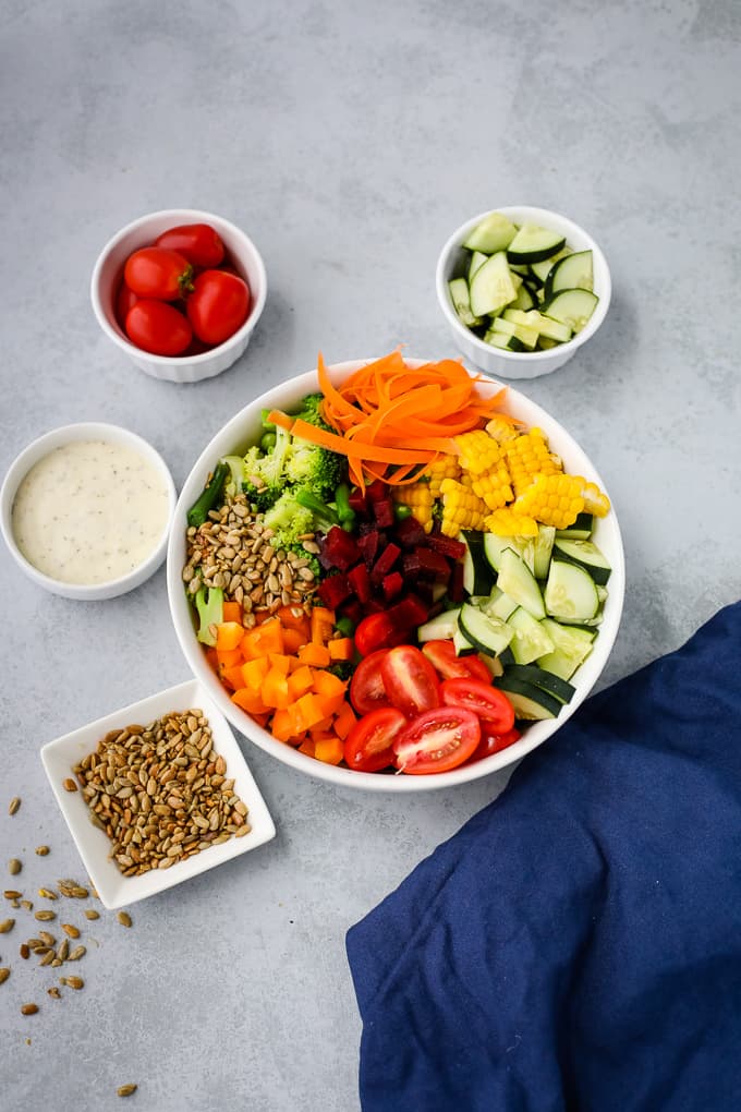 Vegan Chopped Salad - I Heart Vegetables