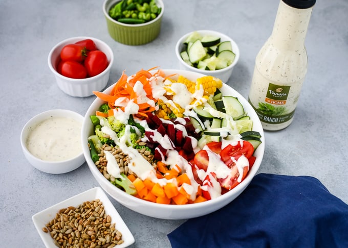 Vegetable Chopped Salad