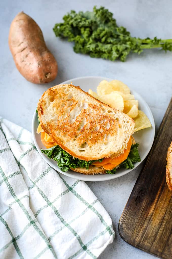 sweet potato grilled cheese