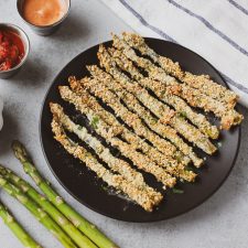 panko crusted asparagus