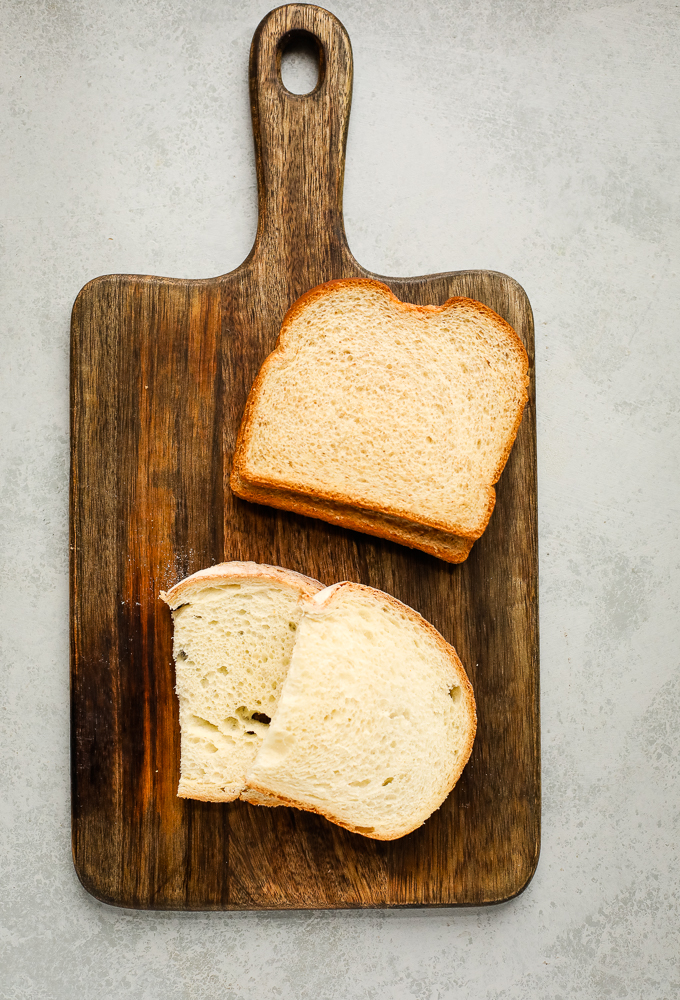 bread on a cutting board