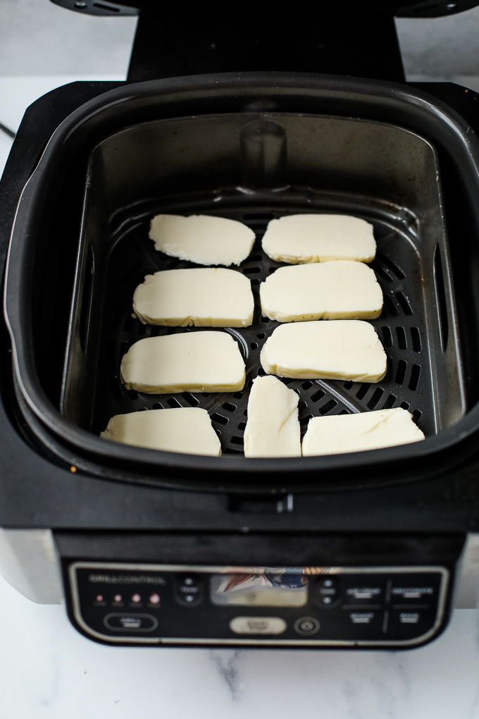 halloumi in an air fryer