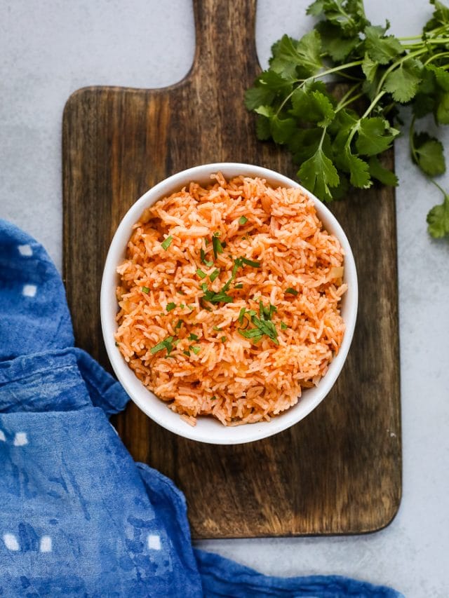 Rice Cooker Mexican Style Rice Recipe I Heart Vegetables