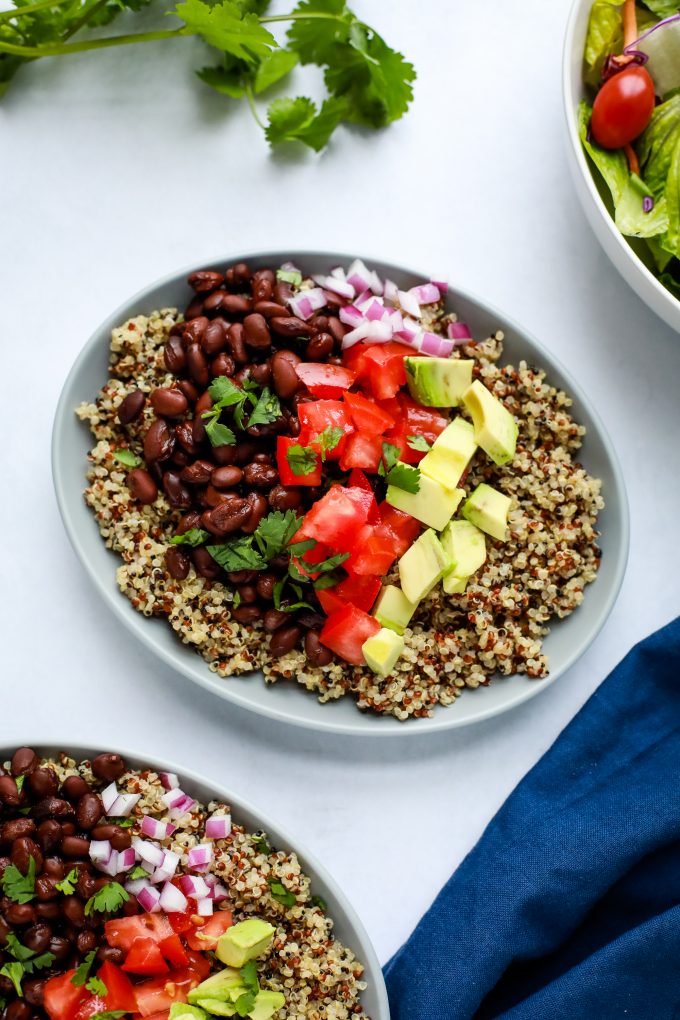 quinoa burrito bowl