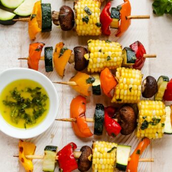 Grilled Vegetable Kabobs