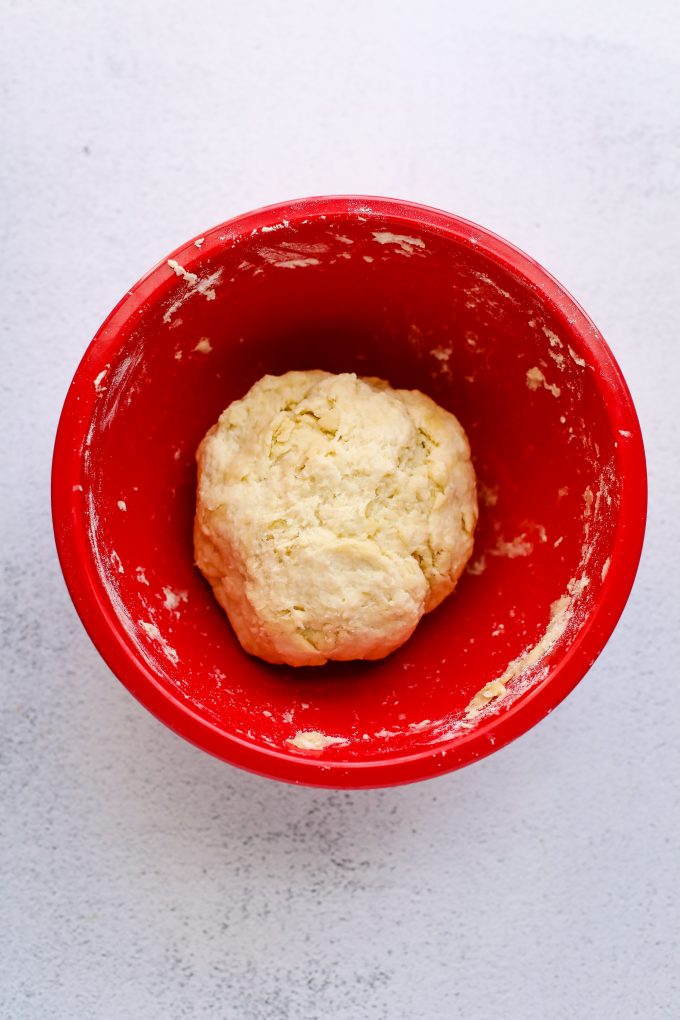 flatbread dough in a bowl