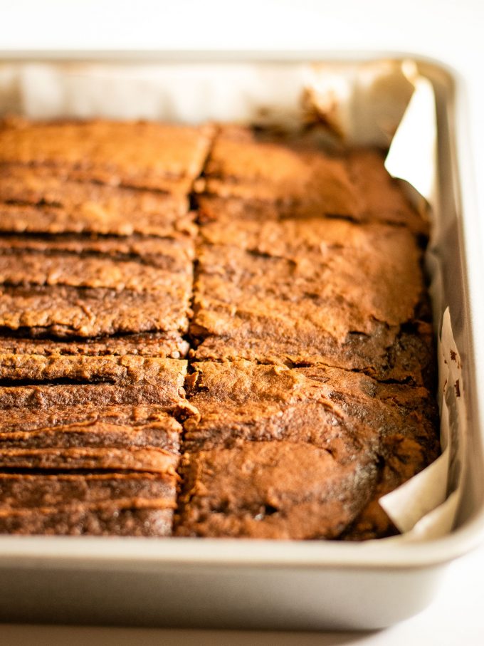 brownies in a pan