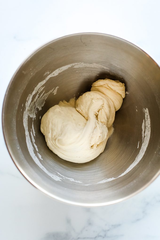 pizza dough in a bowl