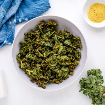 Vegan “Cheesy” Kale Chips